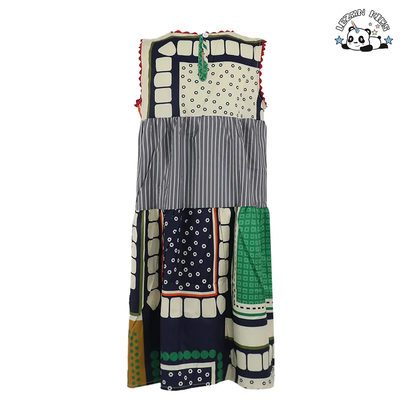 LEZONKIDS - Roupas Étnicas Muçulmanas Personalizáveis com Mangas em Forma de Trombeta do Oriente Médio, Vestido de Menina para Festa Casual Árabe